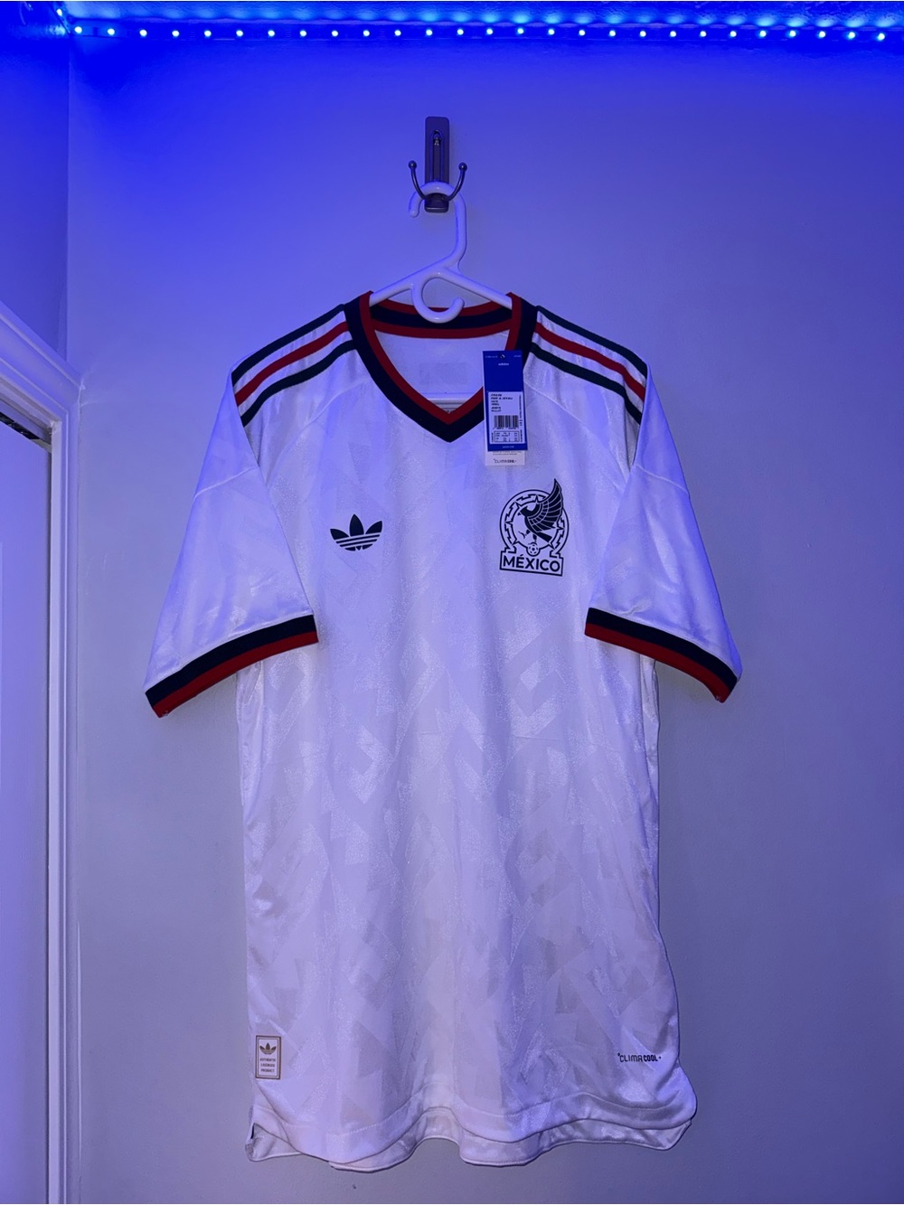 Adidas Authentic Men’s Mexico Away 2026 World Cup White Jersey Size 2XL